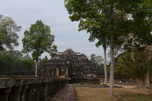 古老寺庙藏于绿树之间