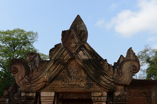 古老神秘的东南亚建筑一角