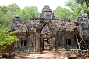 古老神秘的柬埔寨寺庙遗迹