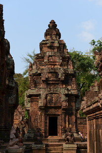 古老神秘的柬埔寨寺庙建筑