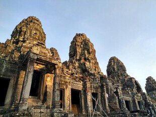 吴哥窟古老建筑壮丽景观