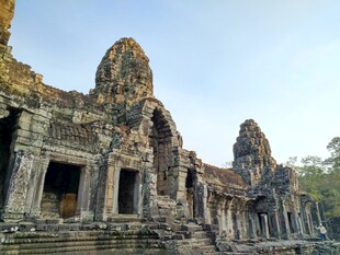 吴哥窟古老建筑风貌