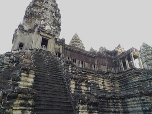 吴哥窟古老建筑景观