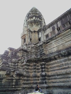 吴哥窟古老建筑一角