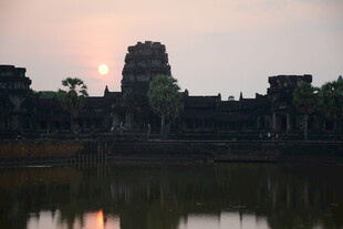 吴哥窟日出美景