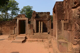 古老柬埔寨寺庙遗址