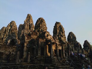 吴哥窟古老神秘石像群