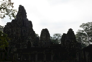 吴哥窟古老建筑剪影