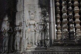 古老寺庙的精美雕刻