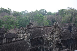 吴哥窟古老建筑景观