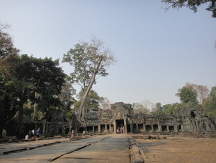 吴哥窟古老建筑景观