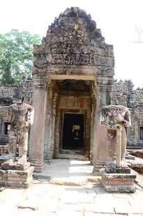 古老神秘的柬埔寨寺庙建筑