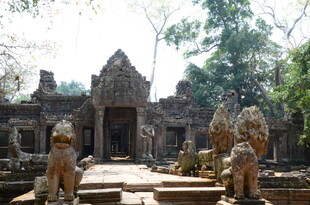 古老神秘的柬埔寨寺庙遗迹