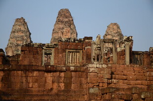 吴哥窟古老建筑景观