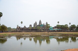 吴哥窟倒影景观