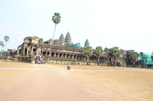 吴哥窟宏伟建筑景观