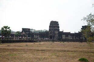 吴哥窟古老建筑景观