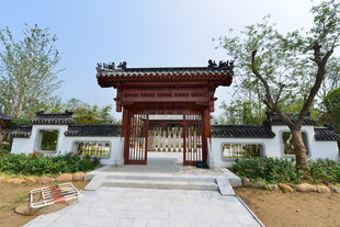中式古典门楼景观