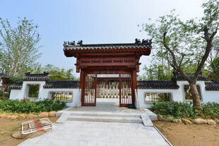 中式古典门楼景观