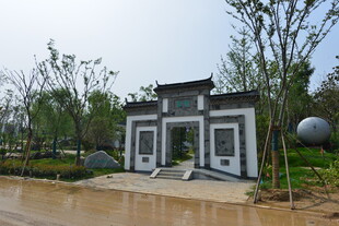 中式门楼景观