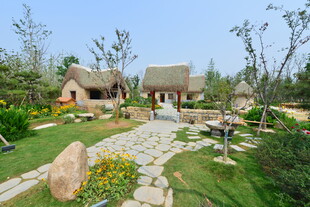 田园风格小屋 自然美景