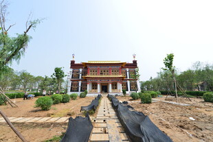 中式古建筑施工现场