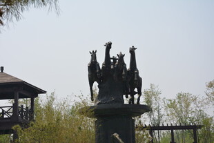 骆驼雕塑景观