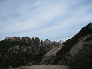 壮丽山峰景色