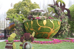 巨型南瓜造型园艺景观