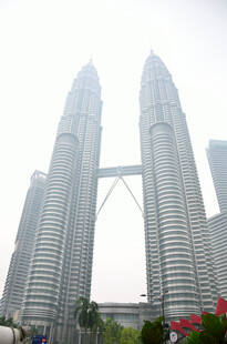 吉隆坡双子塔壮观景象