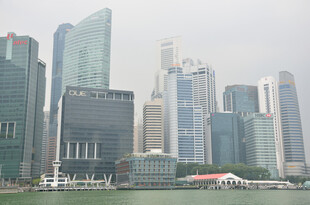 新加坡城市天际线景观