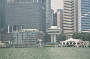 新加坡城市滨水风光