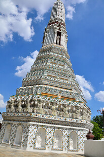 马来西亚泰国精美佛塔建筑景观