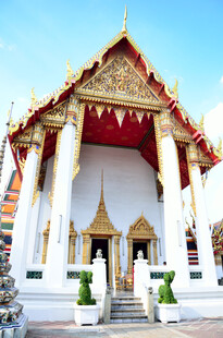 马来西亚泰国华丽寺庙建筑景观