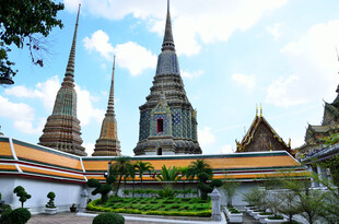 马来西亚泰国寺庙建筑景观