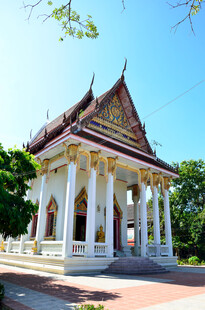 马来西亚泰国风格精美亭阁建筑