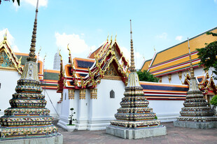 马来西亚泰国寺庙精美建筑景观