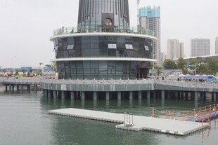 湛江海滨独特建筑与码头景观