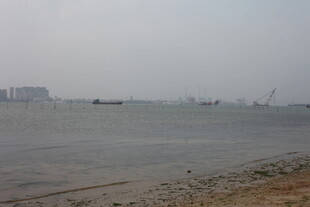 湛江海滨风光 辽阔水域景象