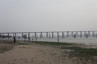 湛江海边长桥风景