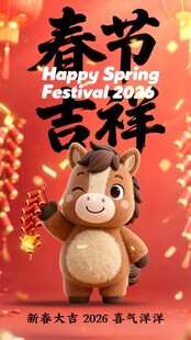 2026萌马贺岁迎春节