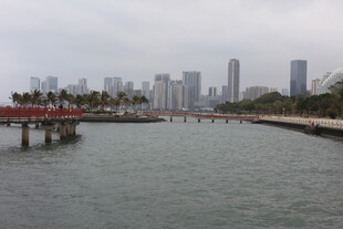 城市滨水风光
