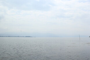 广阔海面与天际线景观