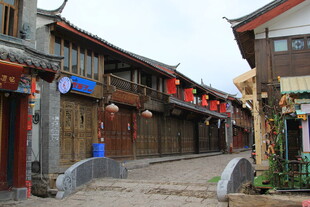 古色古香的传统街巷景观