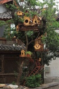 创意铁艺树状装饰景观