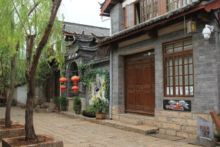 古雅中式民居巷景