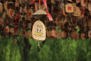 精致竹编挂件 传统韵味浓