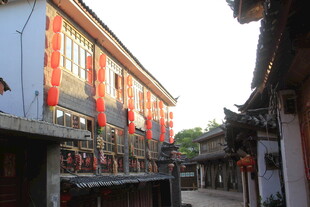 古巷中式建筑街景风貌