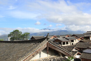 古村落屋顶风光