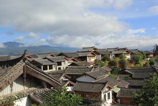 丽江古城传统民居景观